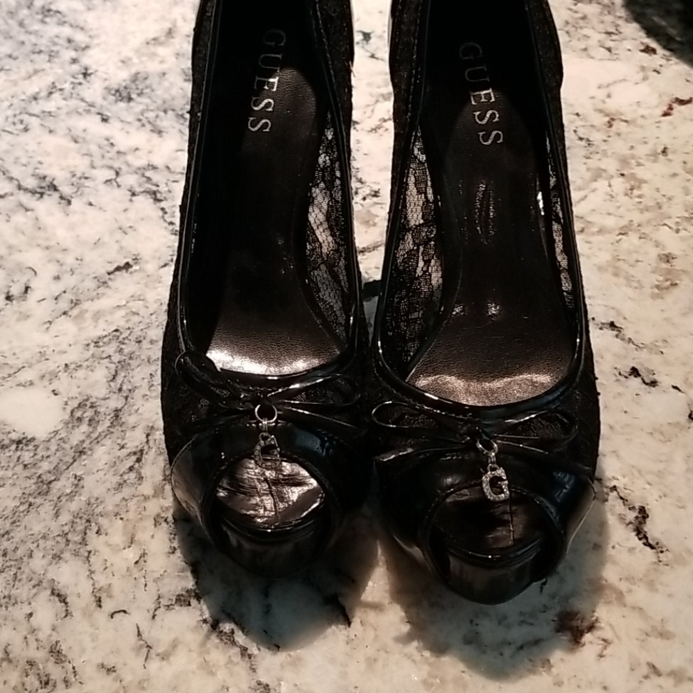 GEUSS BLACK HIGH HEELS